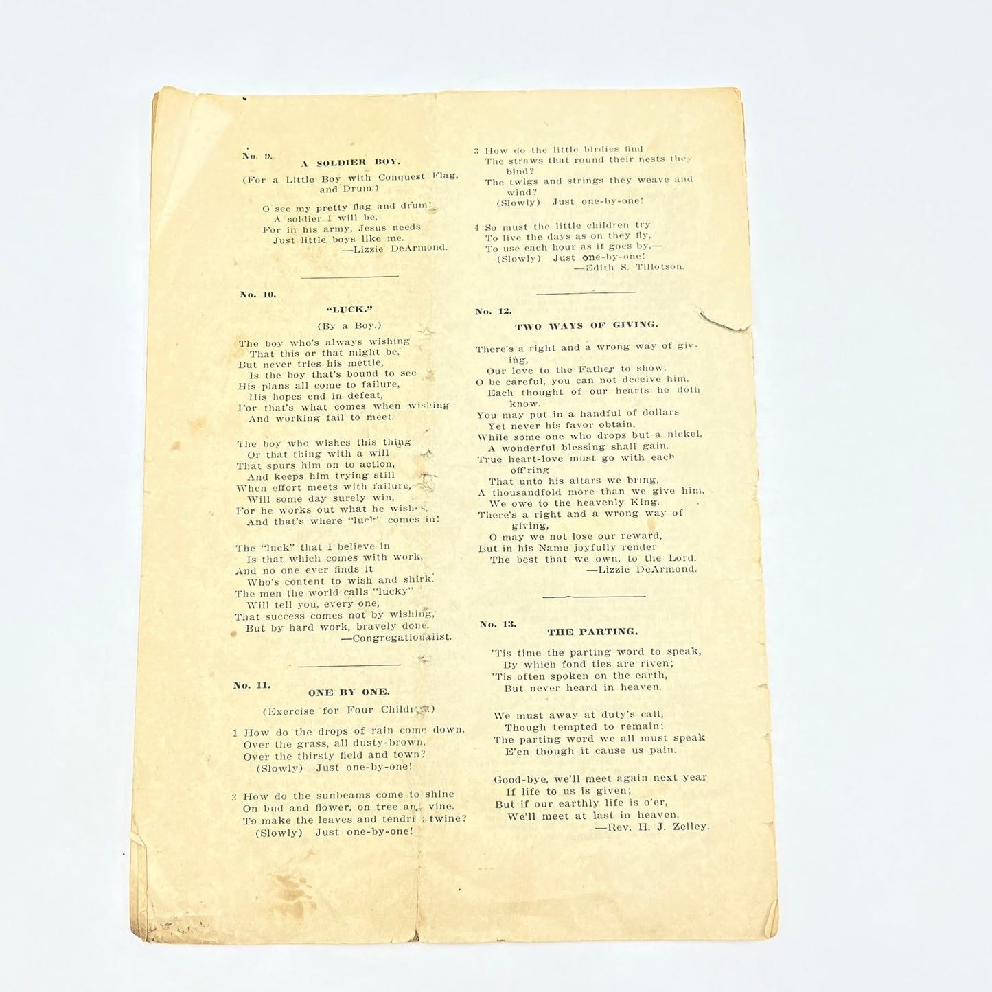 1912 The Saviour's Praise Christian Sheet Music Booklet Cleveland OH L4-6