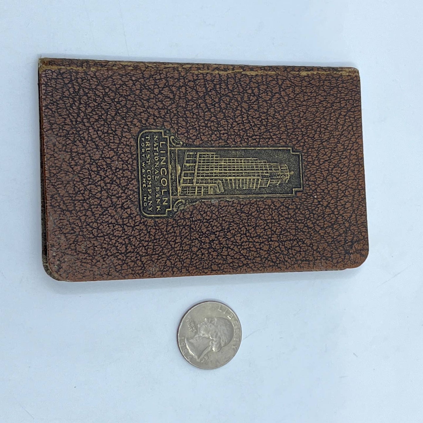 1930s Bank Deposit Book Lincoln National Bank & Trust Co FORT WAYNE, INDIANA SD6