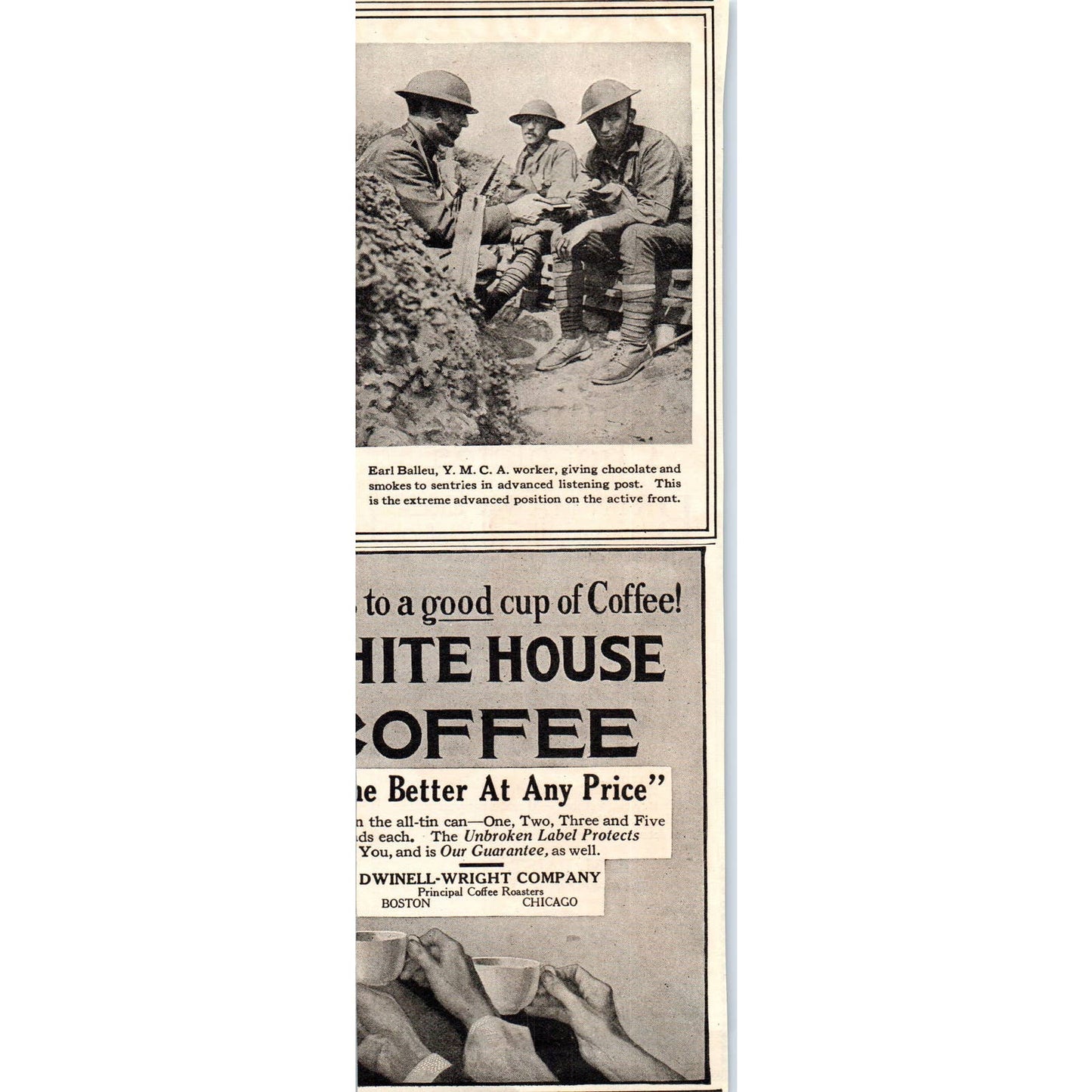 c1920 Harper's Magazine Ad Bryn Mawr Chocolates F.M. Paist Co Philadelphia EA3-4