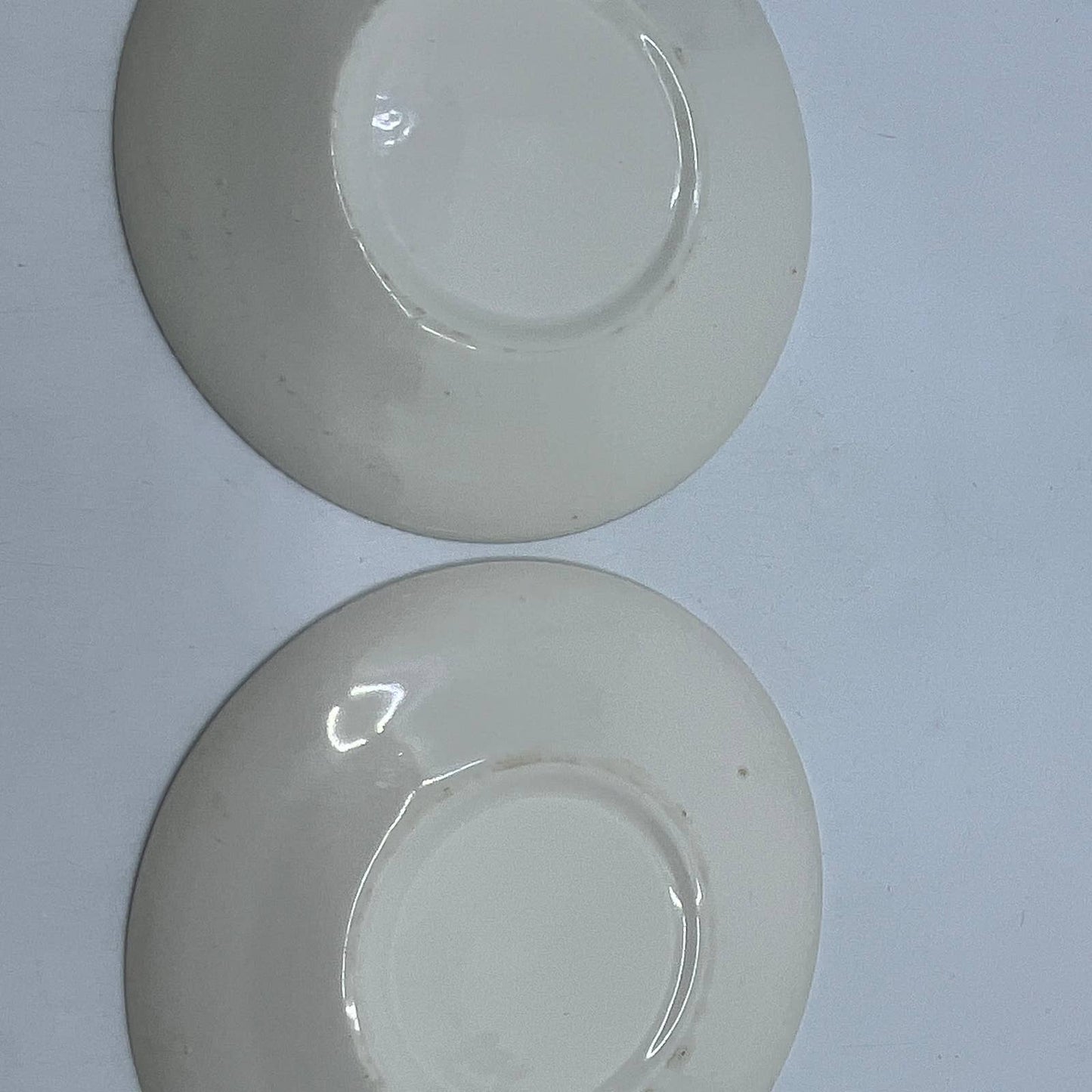Currier & Ives BLUE Steamboat Royal China Set of 2 Dessert Plates 6” TI3
