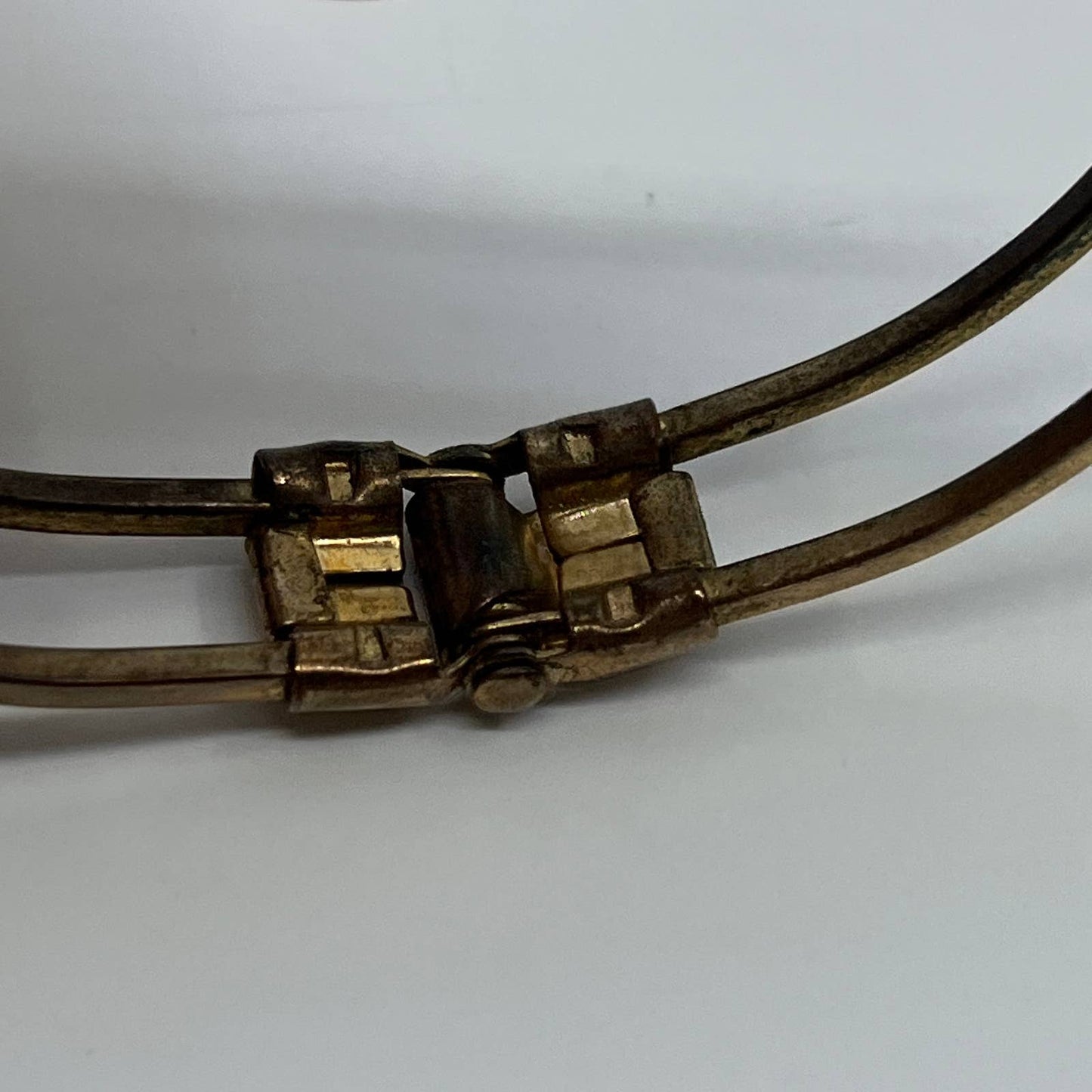 Vintage Retro Rhinestone Clamper Bangle Bracelet SD5