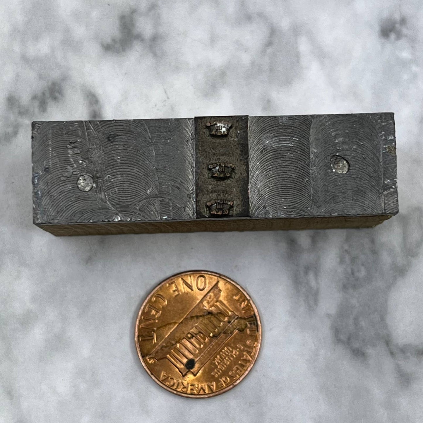 Vintage Printing Letterpress Printers Block Plate “Printed in USA” TJ510