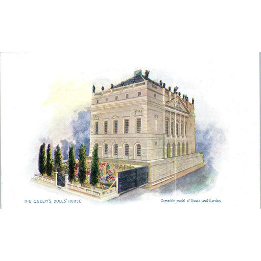 The Queen's Dollhouse Complete Model Raphael Tuck Oilette Postcard TK1-P17