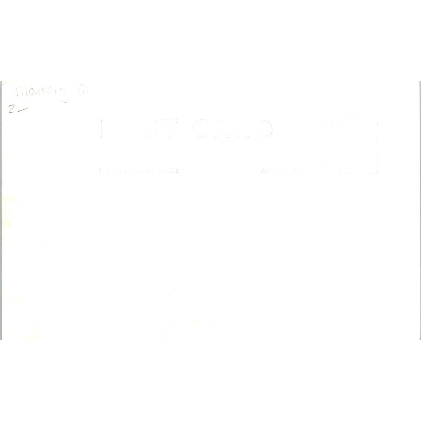 Colton Hall Monterey California - Original RPPC Postcard TJ7-RP3