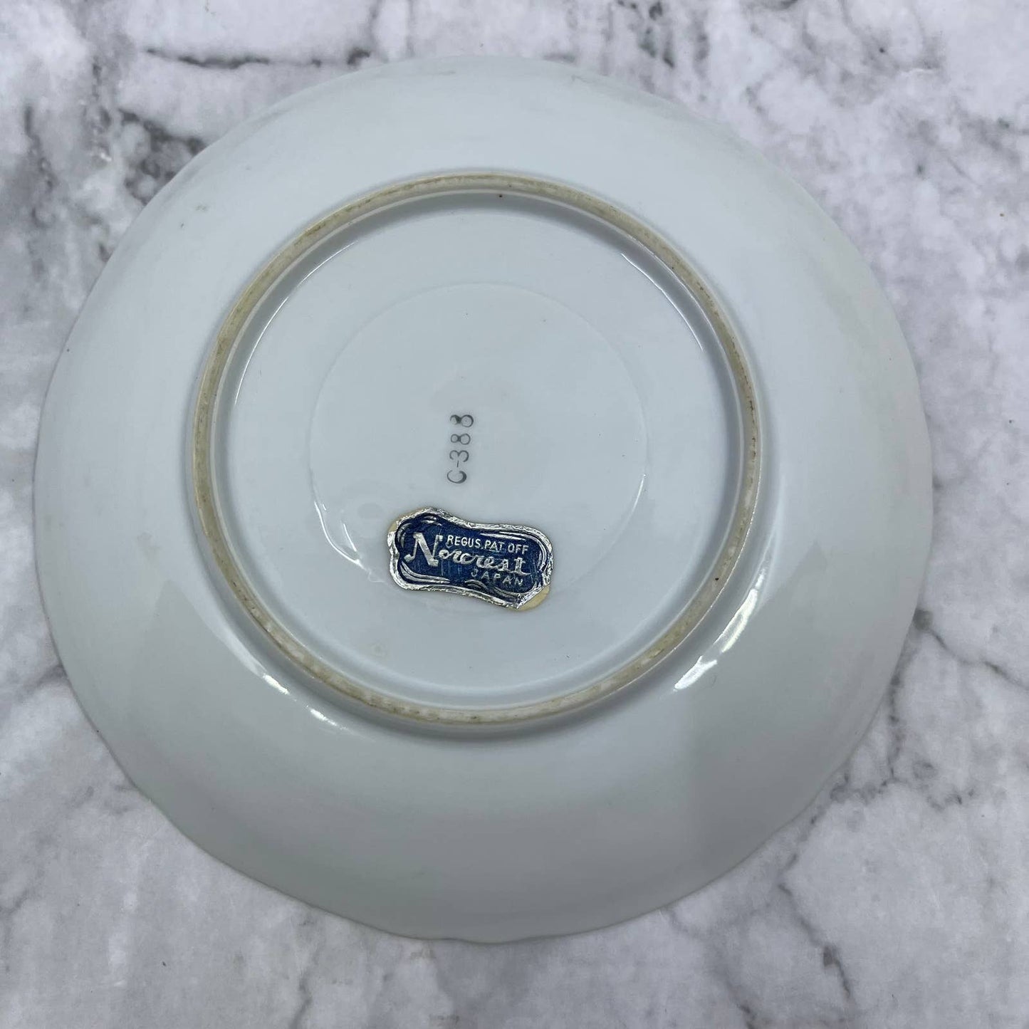 Vintage Fine China Saucer ONLY NORCREST Yellow Rose TA7-3