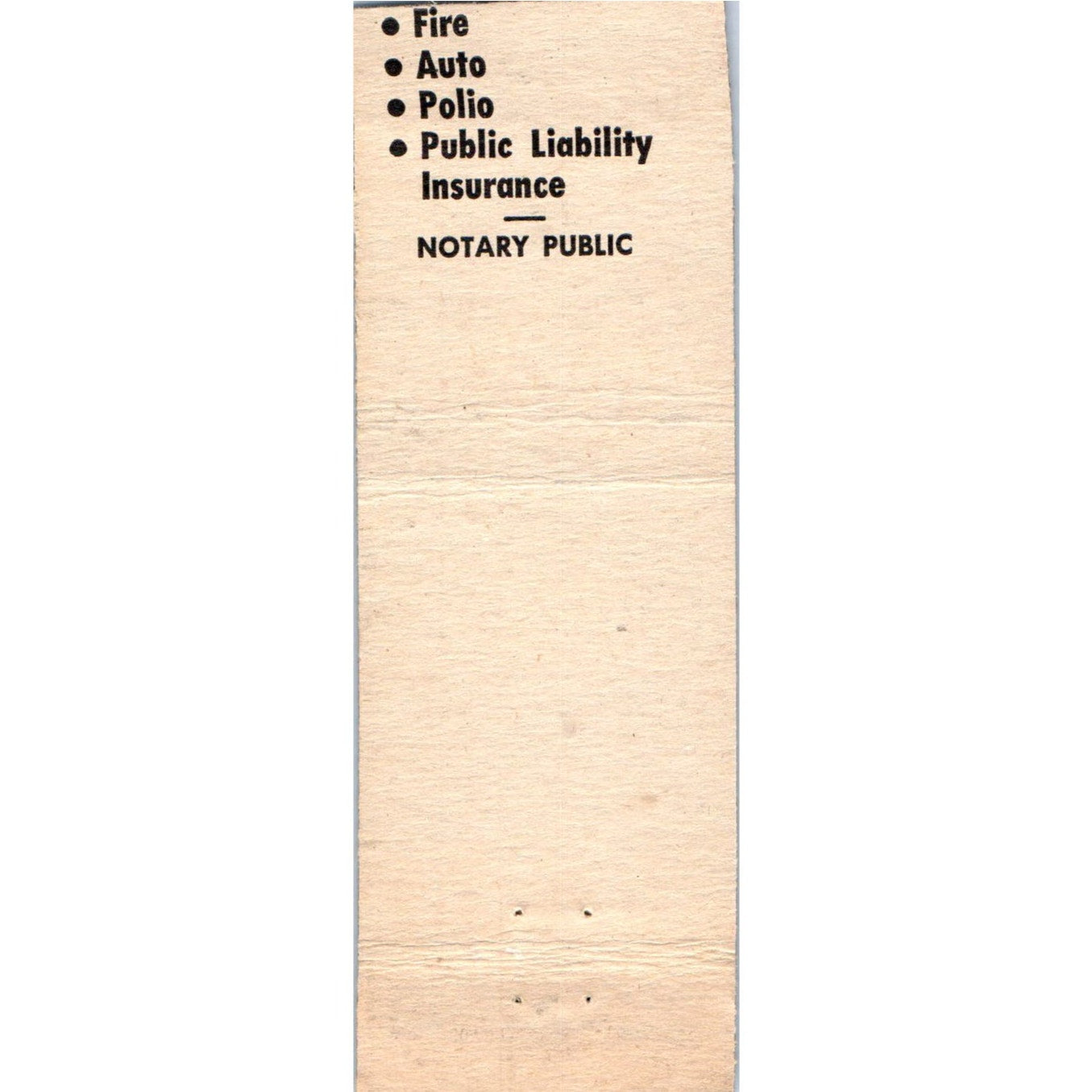 Frank Mack Real Estate & Ins. Los Altos CA Advertising Matchbook Cover MM9-1