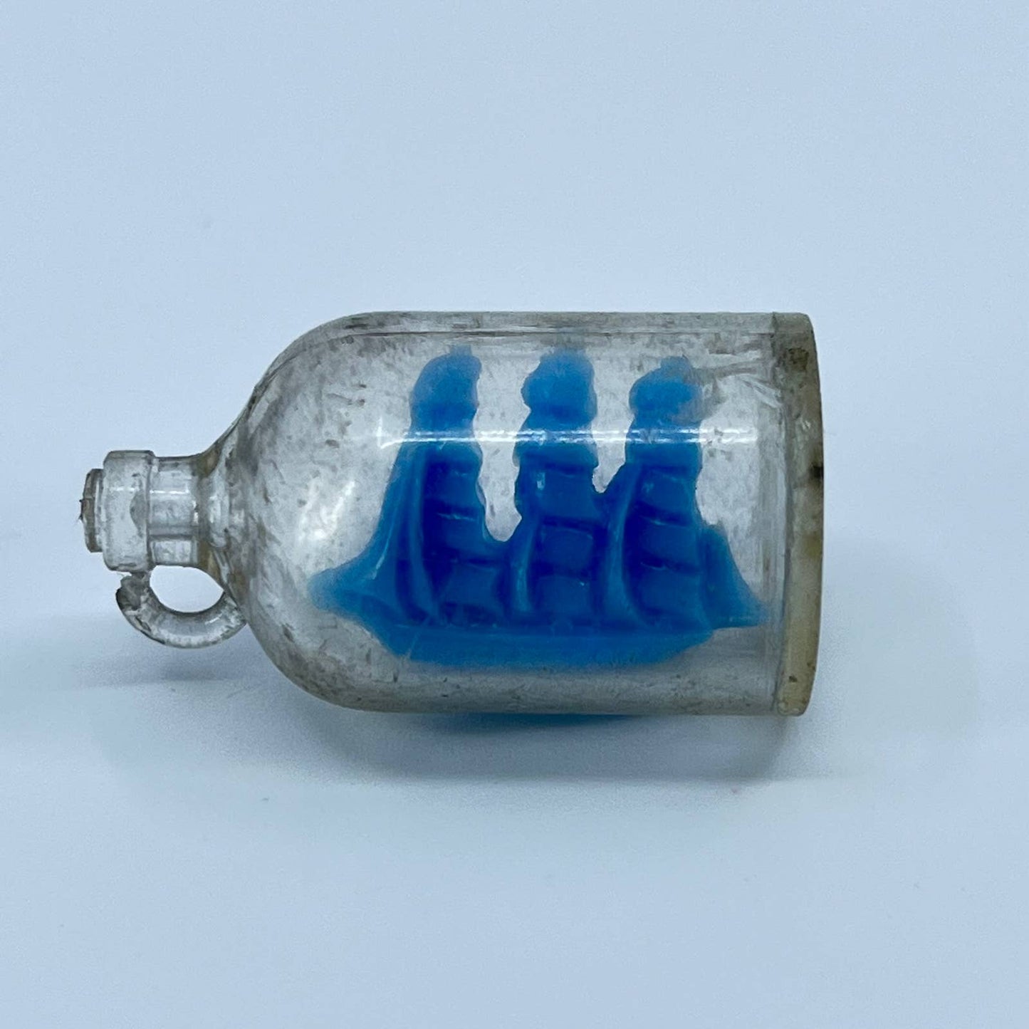 Vintage Cracker Jack Gumball Prize Charm Ship in Bottle Celluloid Premium SD1