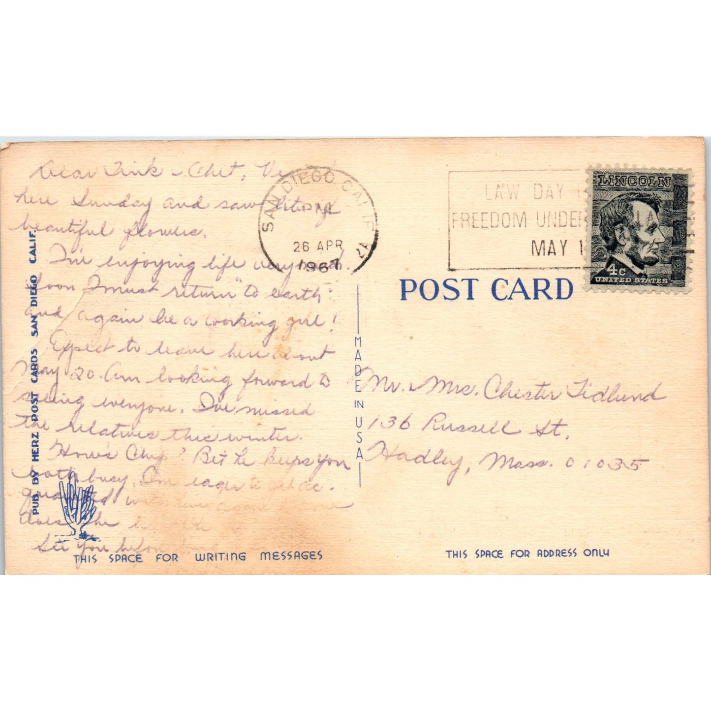 Botanical Building and Lagoon San Diego California Original Postcard P3-3