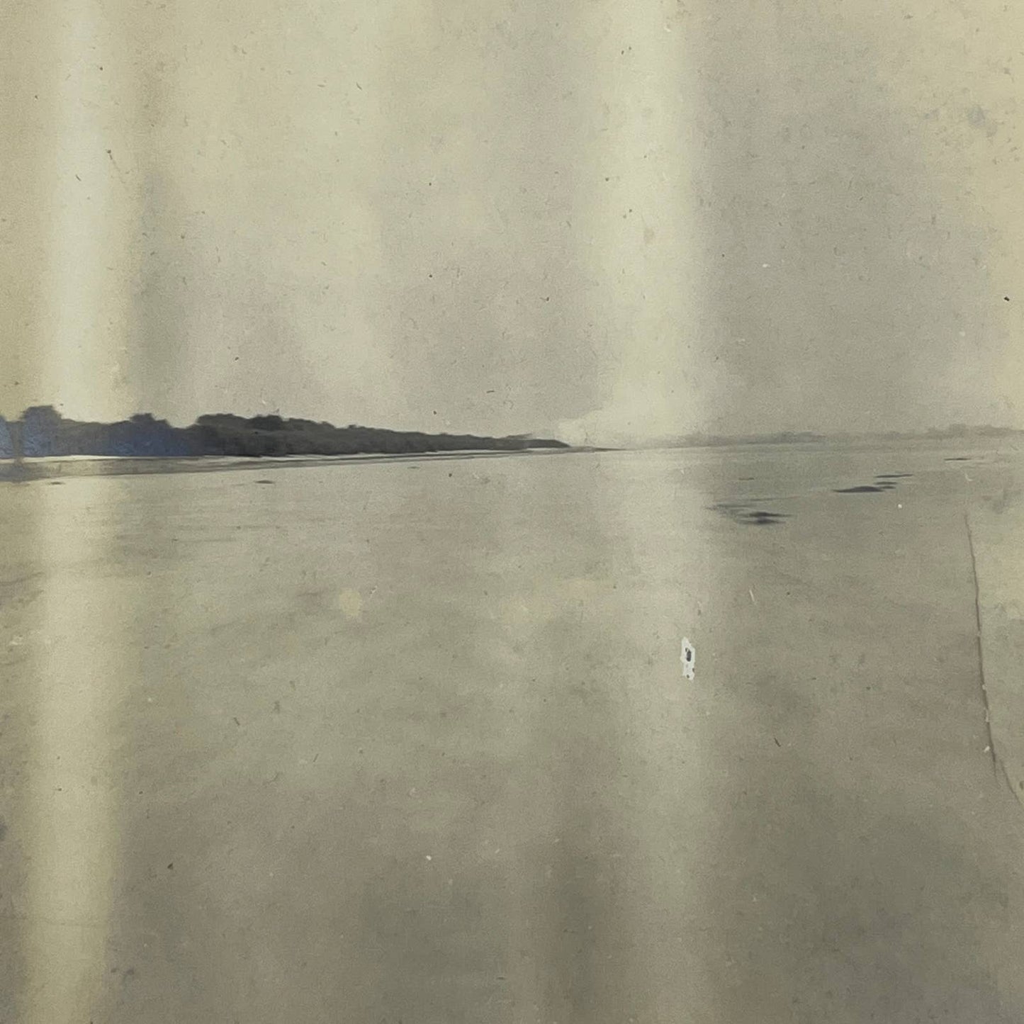 1903 Original Sepia Photograph Mississippi River View New Orleans  Louisiana AC7