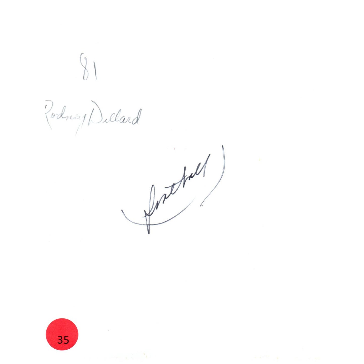 1981 Press Photo Football Lakewood High School Player Rodney Dillard 6x8" AD3