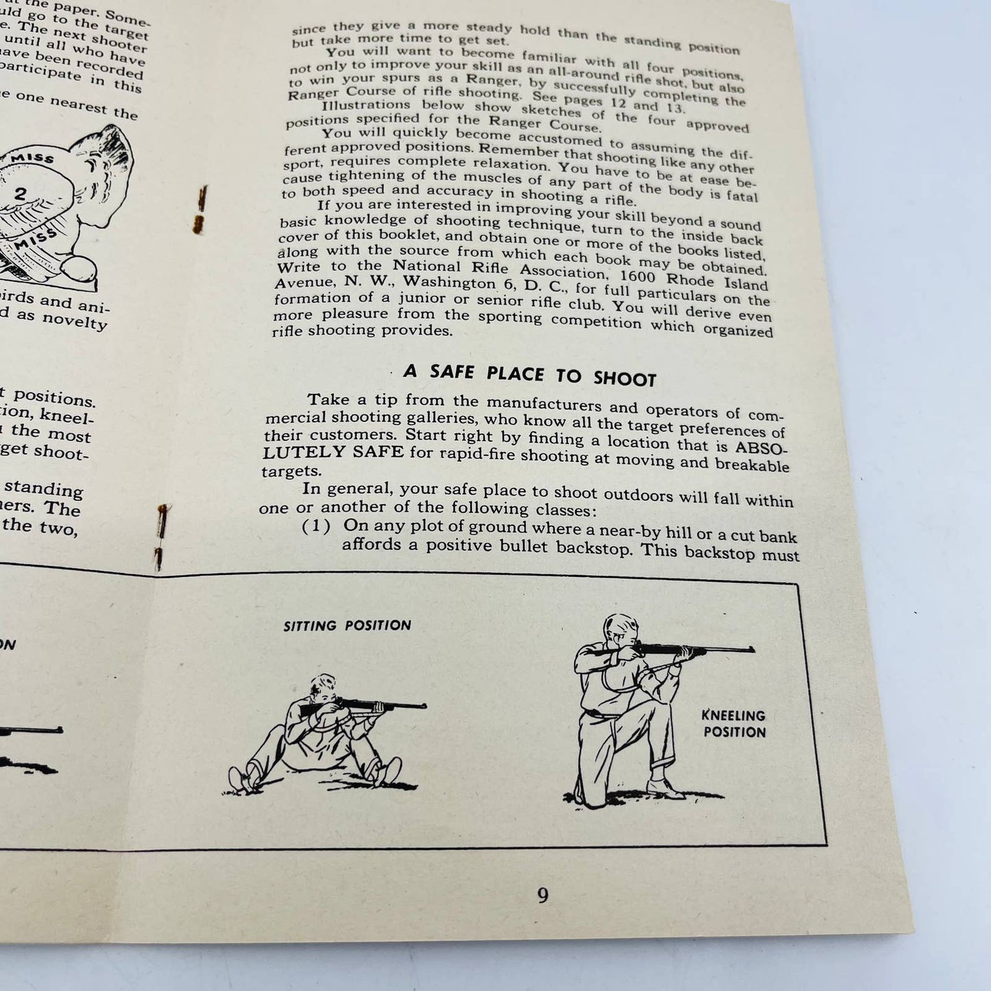 1950s More Fun With Your 22 Rifle Booklet a Gandbook of Interesting Gun Games C5