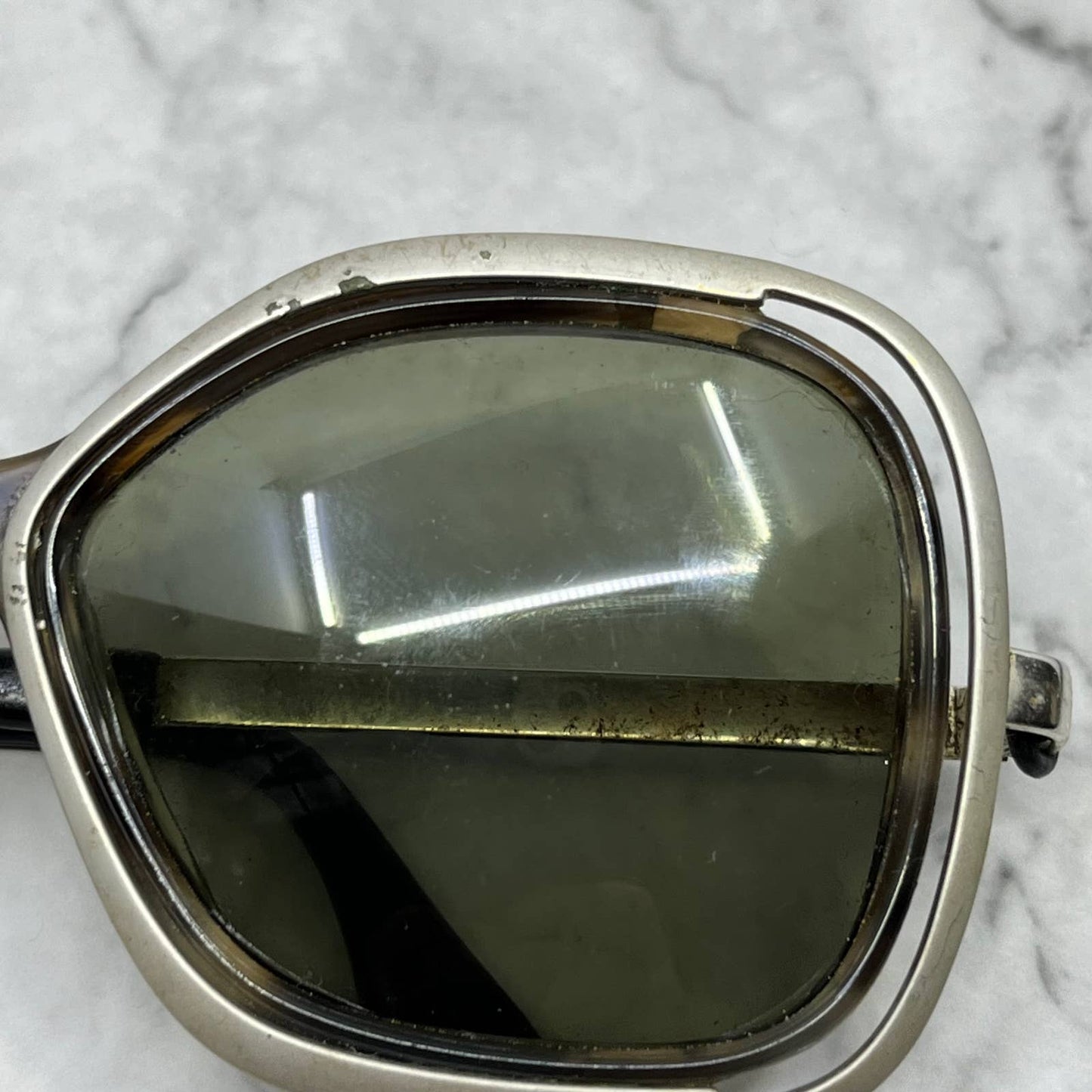 Silhouette 1978 Tortoise Shell Cut Out Eye Sun Glasses Frames Mod 500 5.25” TA9