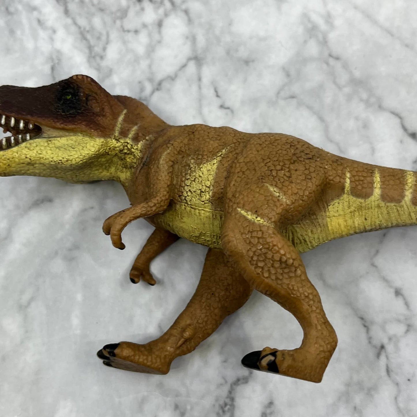 2004 T-Rex Tyrannosaurus Dinosaur K & M 8” Hard Plastic Figure TJ3