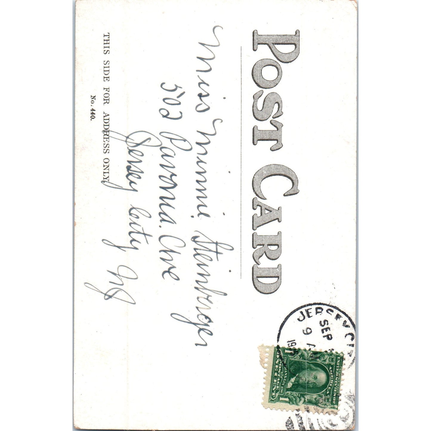 Courting Couple Hugging Romance 1906 Victorian Tinted Original Postcard P2-8