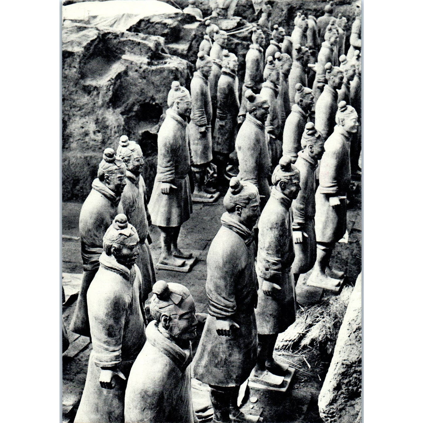 1970s Qinyong China Terracotta Soldiers Travel Brochure Fold Out SE5