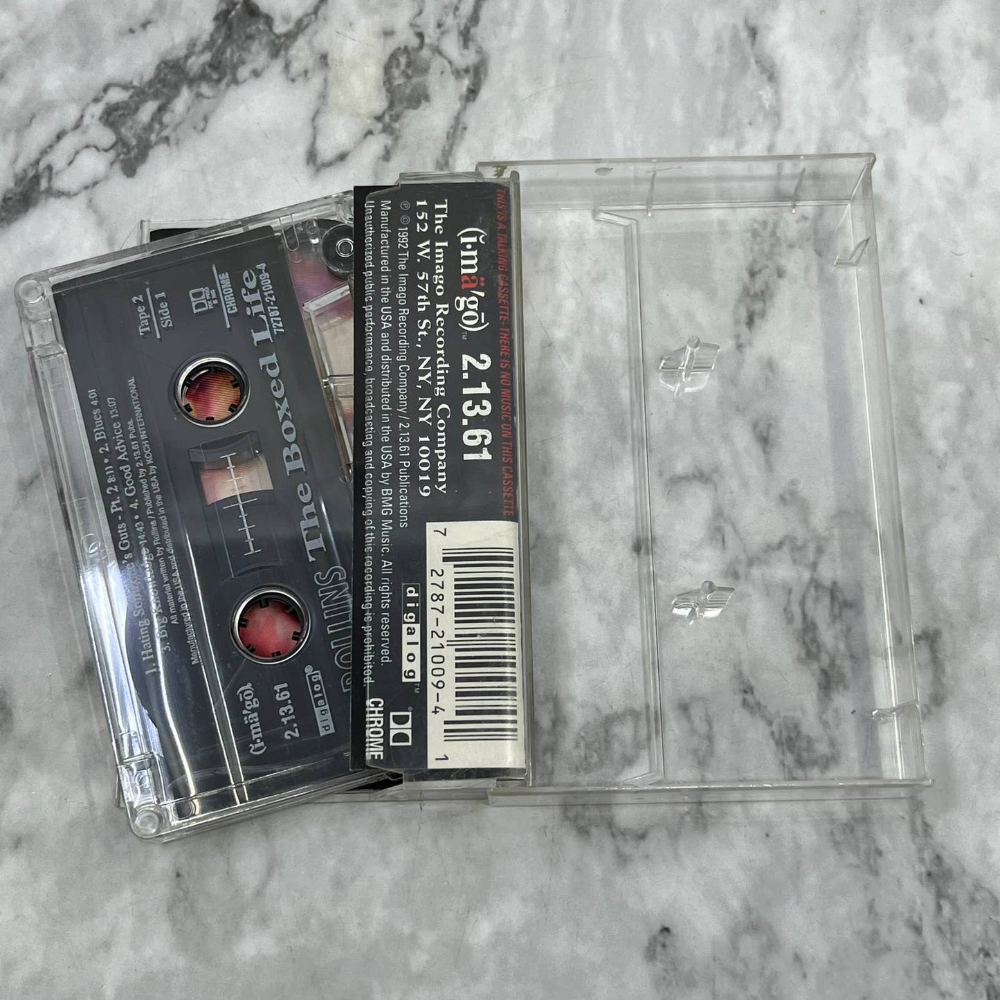 Rollins - The Boxed Life - Tape 2 ONLY Cassette Tape TJ6-87