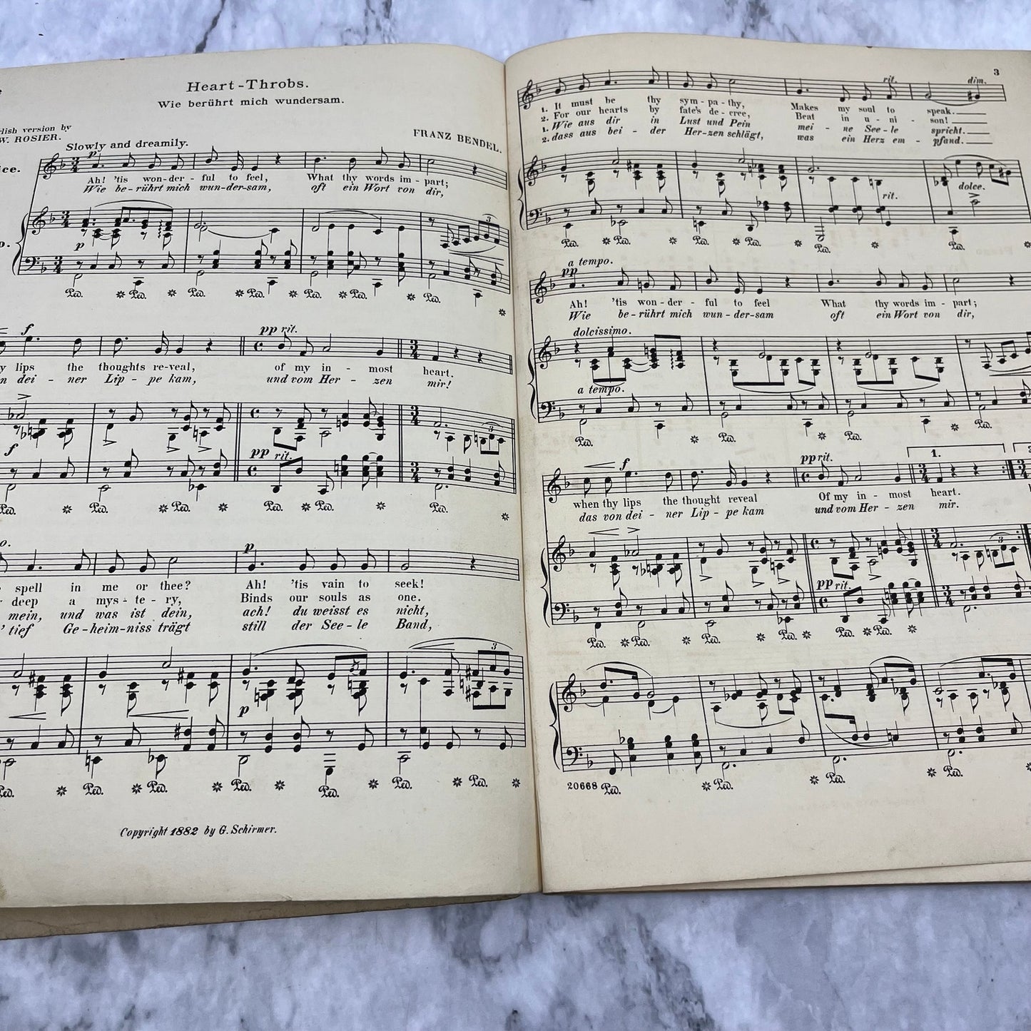 1908 Schirmer's Household Music Books Modern Song Favorites Vol. 1 V38