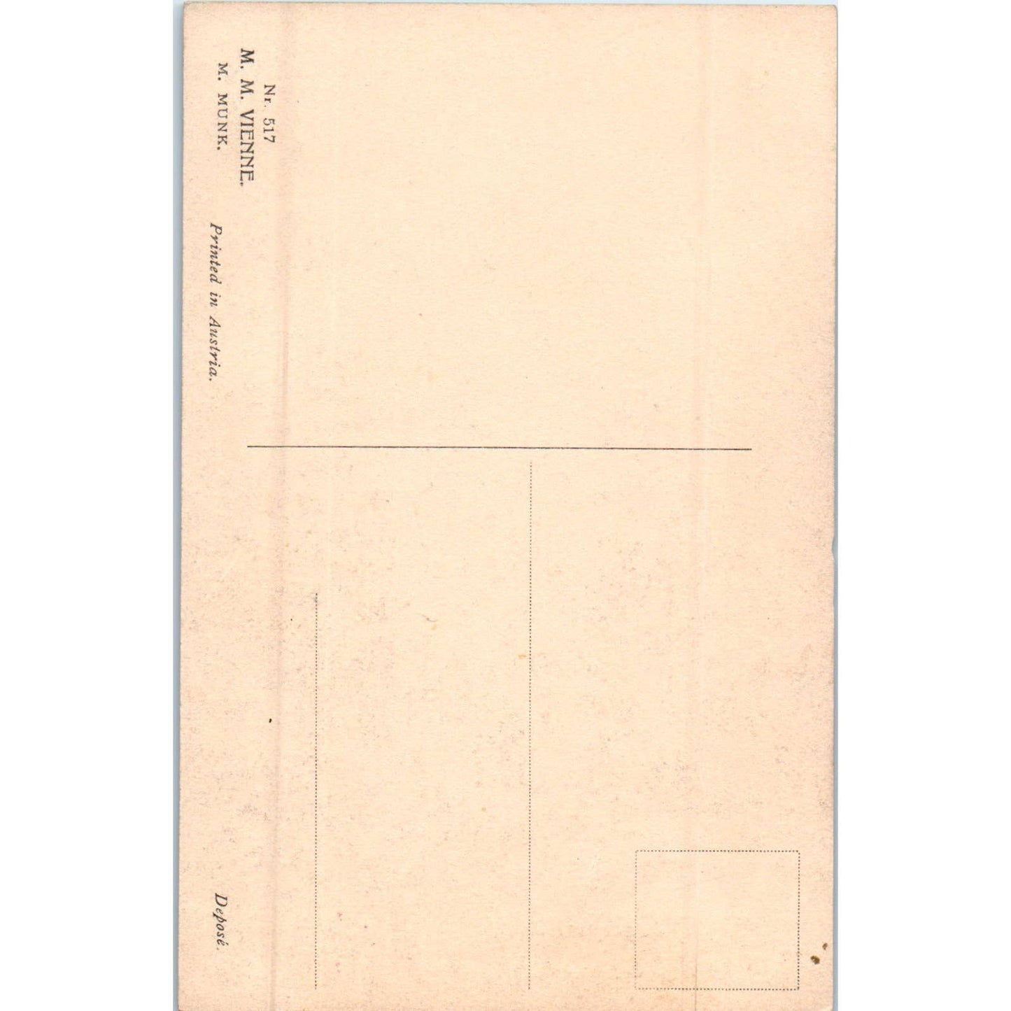 Victorian Lady M.M. Vienne M. Munk Original Postcard TK1-P18