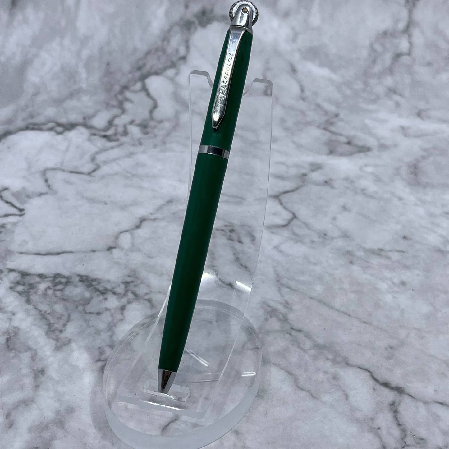 Vintage Roll Top Ritepoint Mechanical Pencil + Ball Point Pen 1960s WORKS SE7