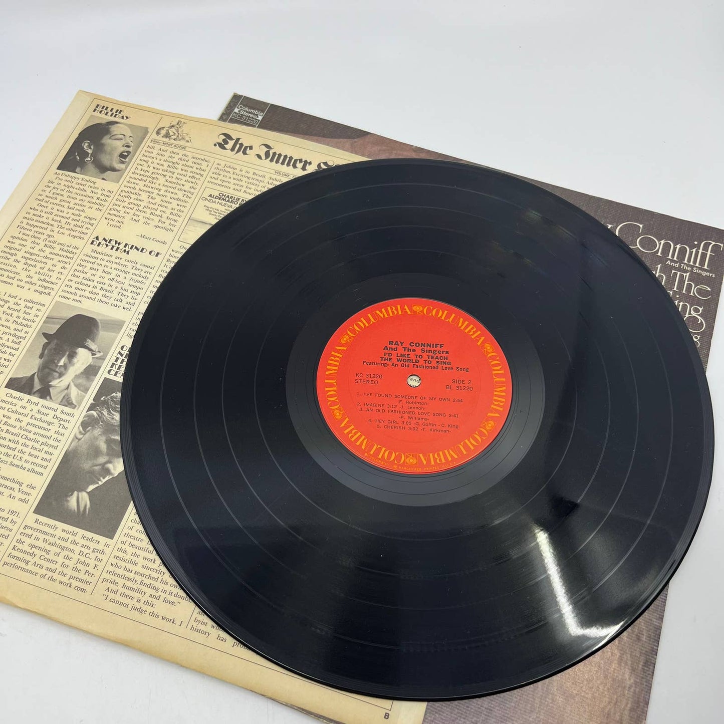 Ray Conniff I’d Like to Teach the World to Sing Record Signed Authenticated TH3