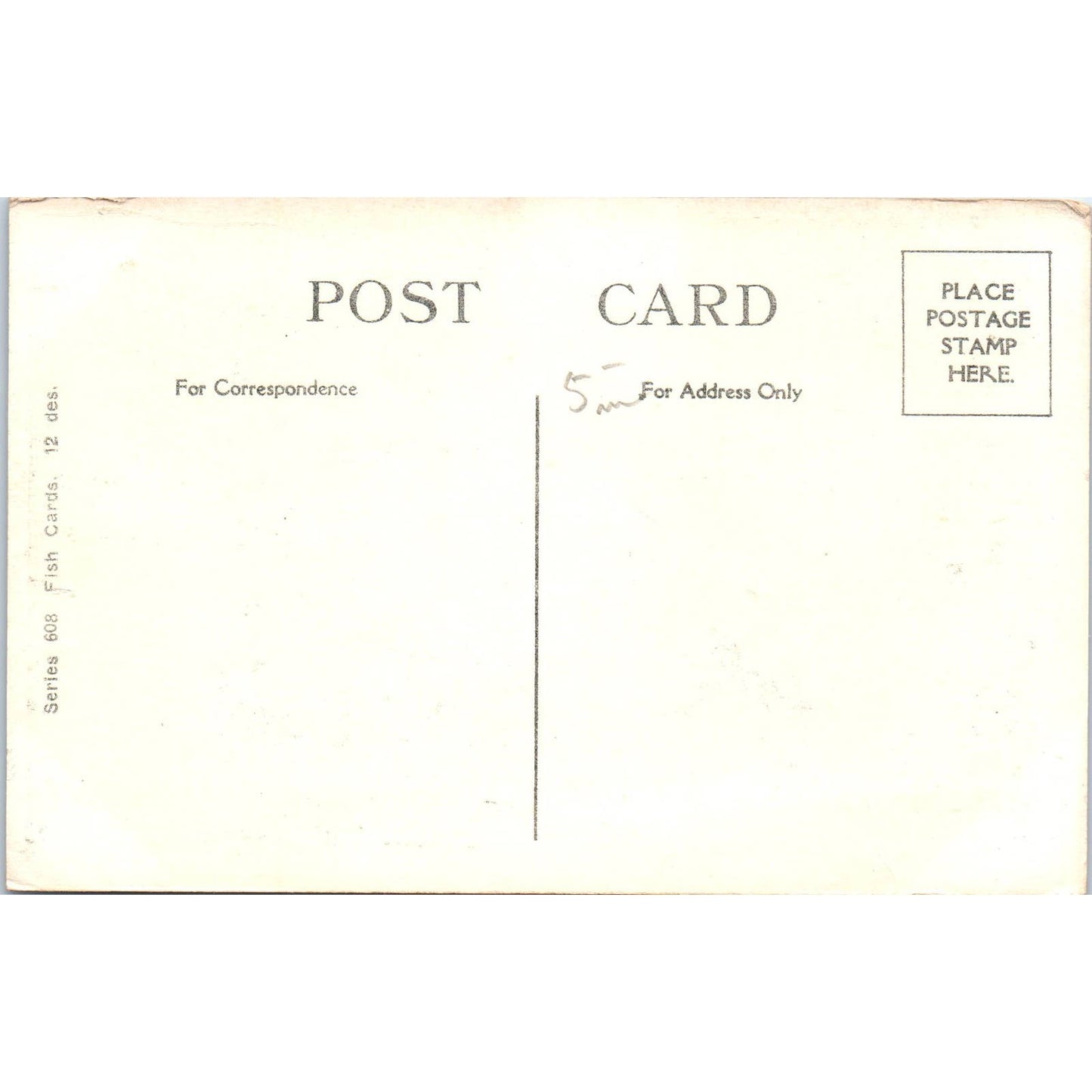 Giant Bass Fishing Humor Original Postcard TK1-24