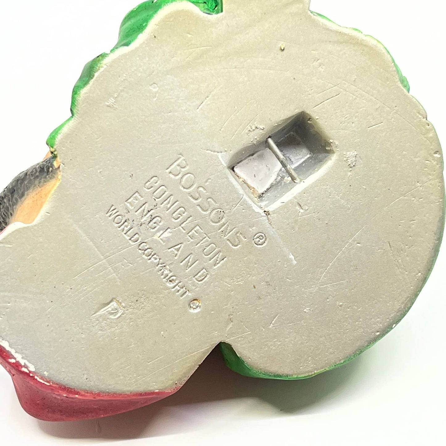 Vintage 1966 Bossons Hand Painted Chalkware "KURD" Head Made in England TC8