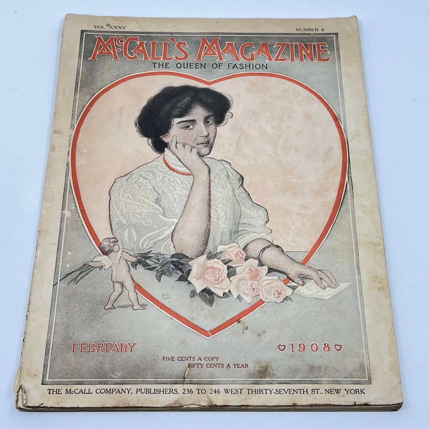 McCall's Magazine February 1908 Victorian Fashion Dressmaking TF7