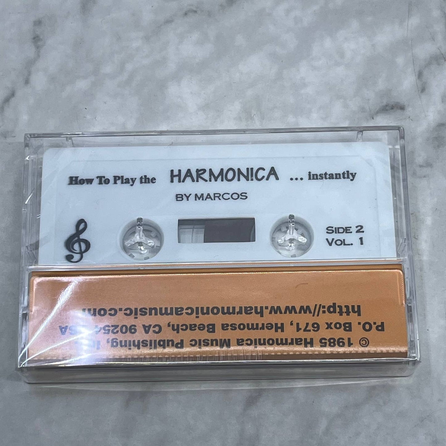 Marcos How To Play Harmonica SEALED NEW Cassette Tape TB7-20
