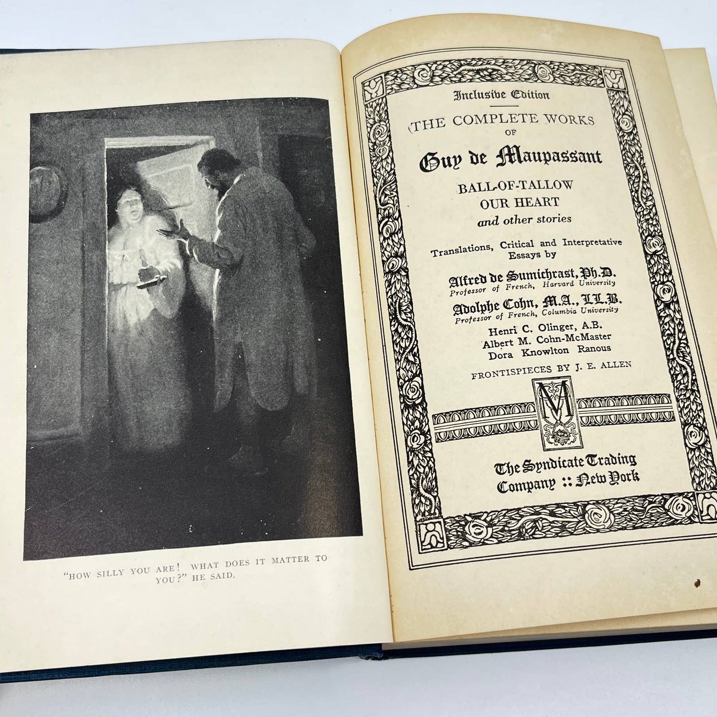 1917 Guy de Maupassant Ball-Of-Tallow - Our Heart & Other Stories TF2