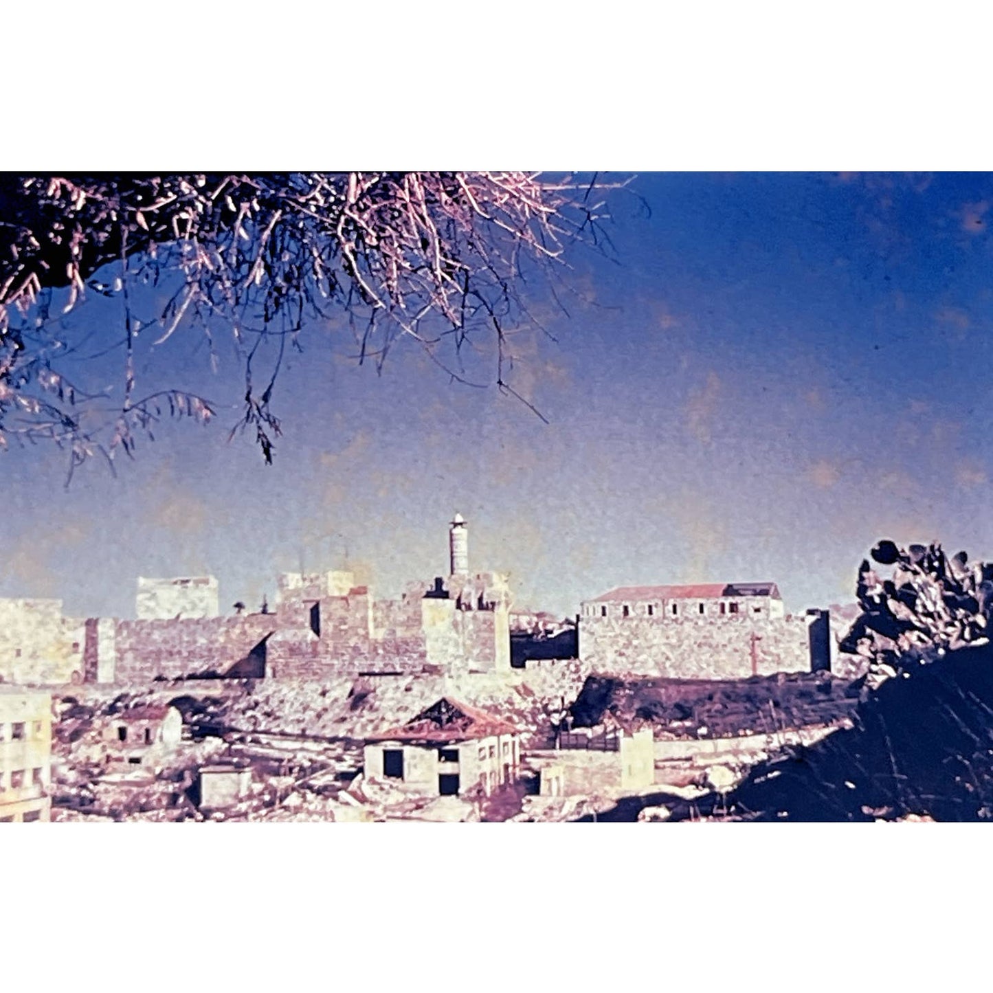 1960s Israel Holy Land in Color Jerusalem Set of 6 2x2 Slides TK2-S2-12