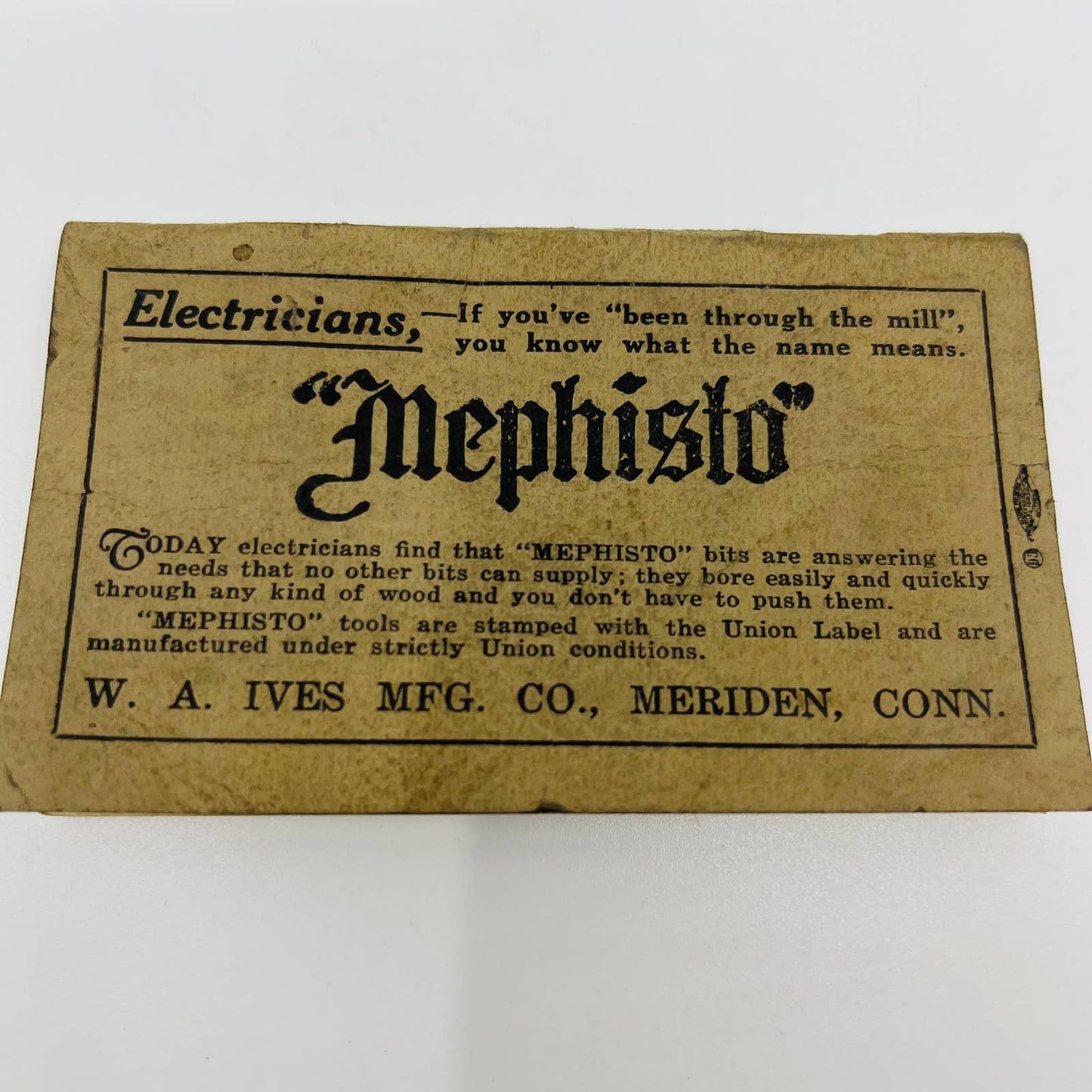 1929 Electrical Craftsman St. Louis No. 2 Roster All Seeing Eye Mephisto Bits C2
