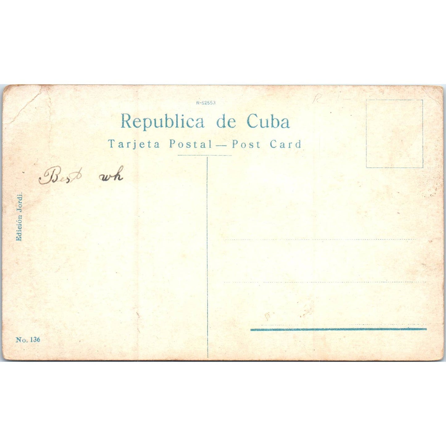 Malecon Punta and Morro Castle Havana Cuba Original Postcard TK1-P16