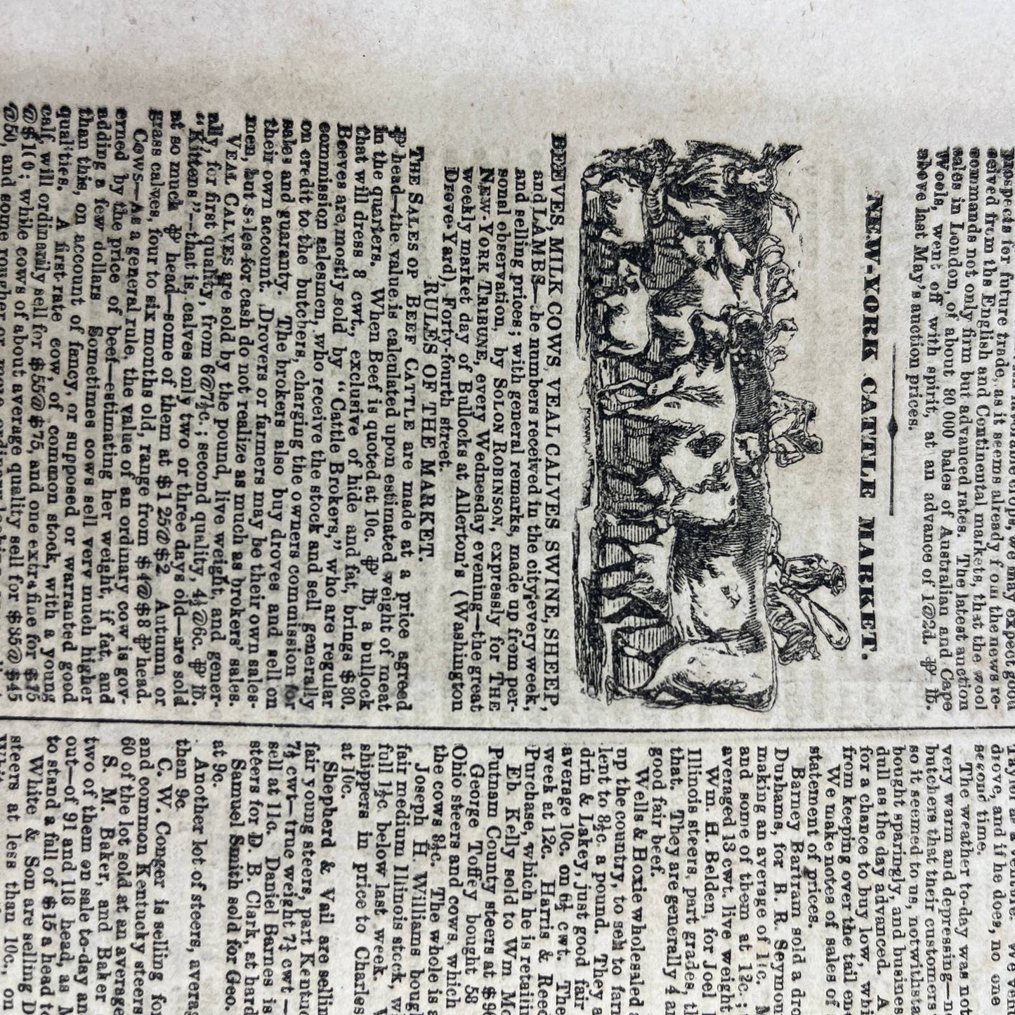 1857 Sep 5 Original New York Tribune - Dakota & Sioux Relations New MN Govt FL4