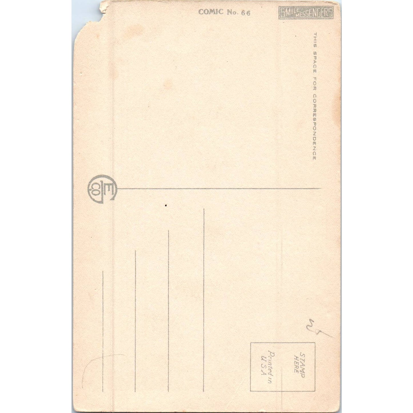 Little Boy "I Can't Fight and I Can't Run" Charles Twelvetrees Postcard TK1-P19