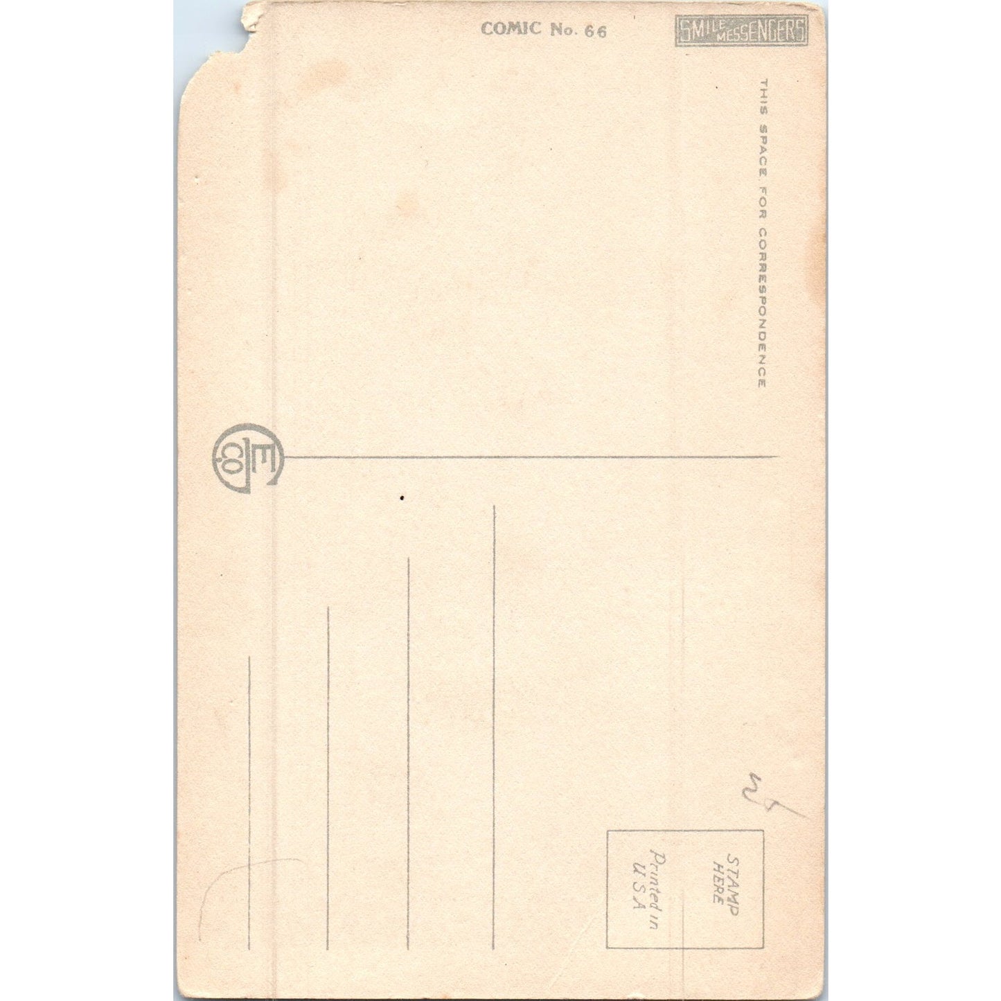 Little Boy "I Can't Fight and I Can't Run" Charles Twelvetrees Postcard P2-4