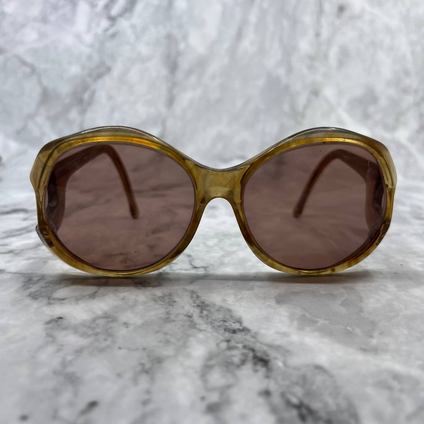1970s Retro Oversize Van Tyle Drop Frame Tortoise Eyeglasses 5 1/2“ SE9