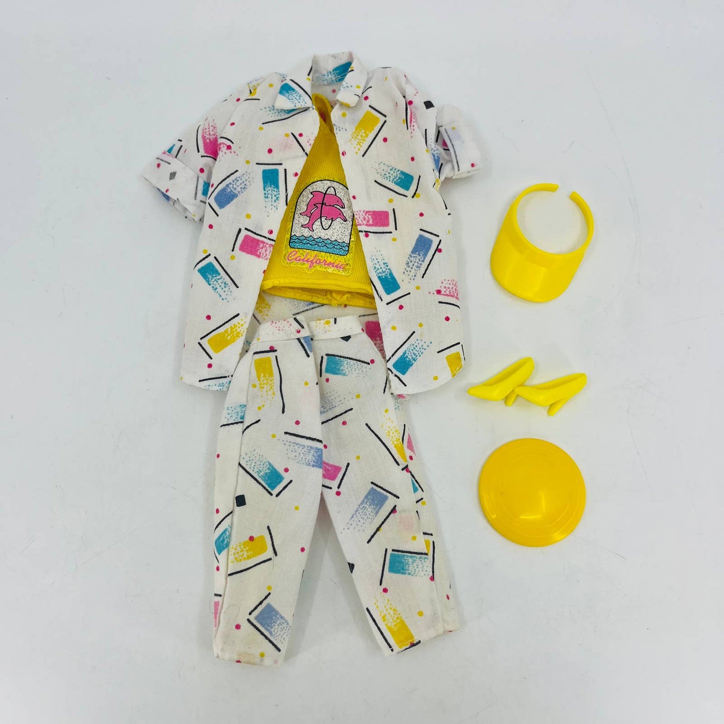 RARE Barbie 1987 California Dream Outfit Beach Party Complete SA6