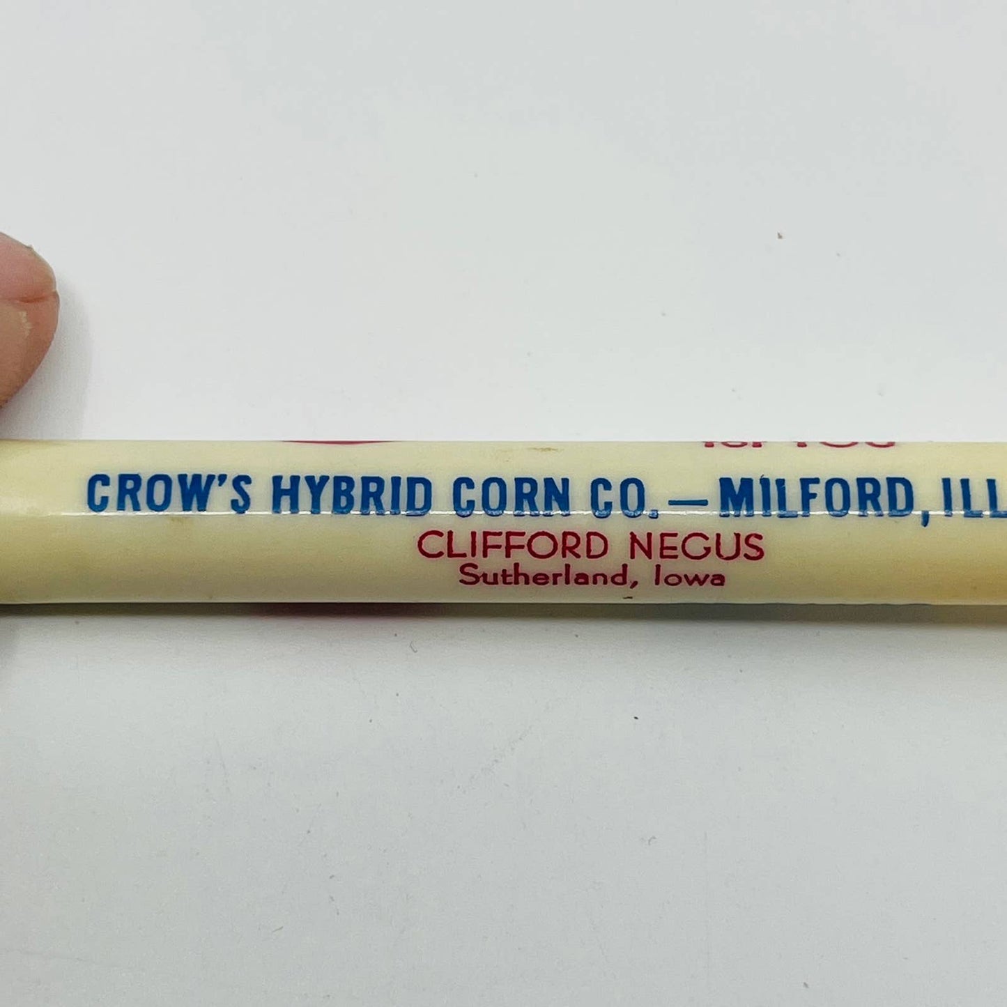 Bullet Pencil Crow’s Hybrid Corn Co Milford IL Sutherland IA SB3