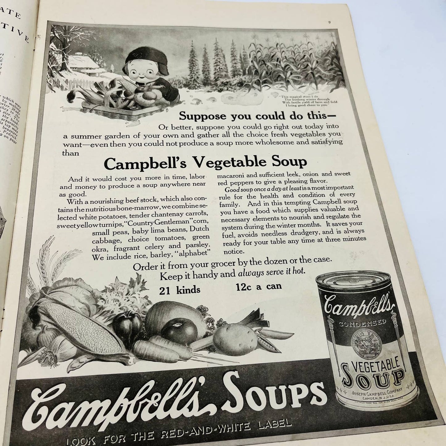 Modern Priscilla Magazine March 1919 Beautiful Woman Art Deco Cream of Wheat BA4