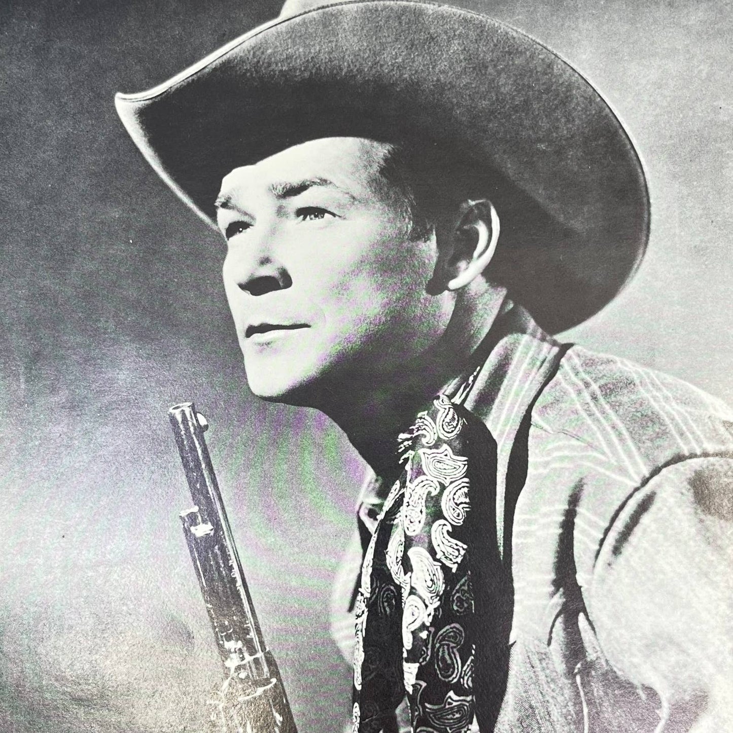 Vintage Roy Rogers Photo Movie Still Black & White 8x10 AB4-26
