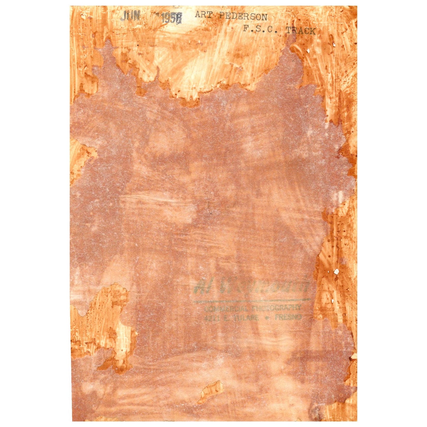 1956 Original Press Photo Track Pole Vault Art Pederson Fresno State ~6x8" AD2