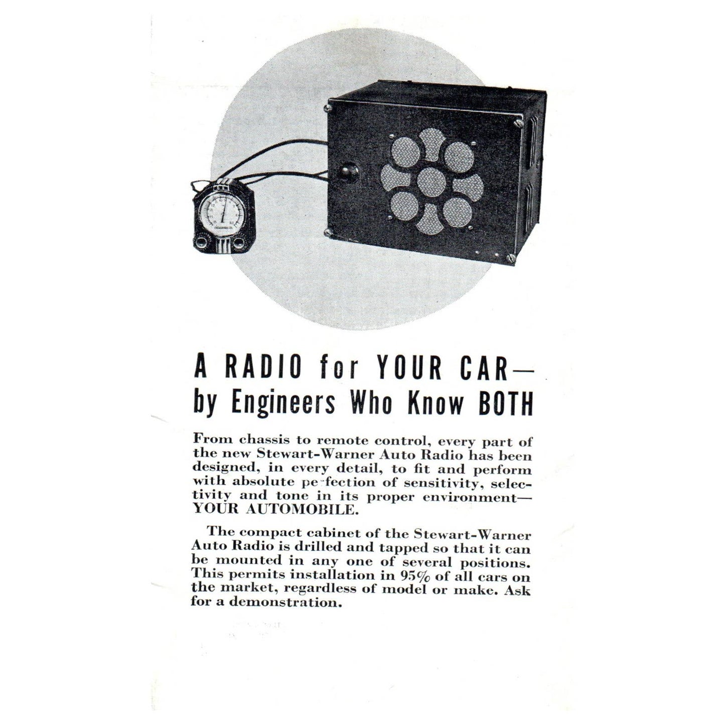 1920s Stuart-Warner 'Round-the-World Radios Fold Out Brochure Magic Dial SE4