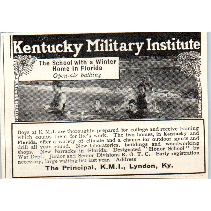 c1920 Harper's Magazine Ad - Southern Seminary for Girls Buena Vista MA EA3-1