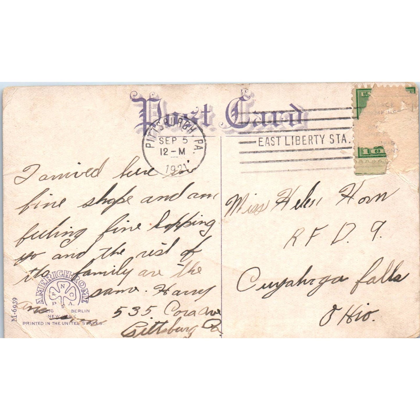 Antique Postcard Western Pennsylvania Exposition By Night Pittsburgh PA TD8-P2