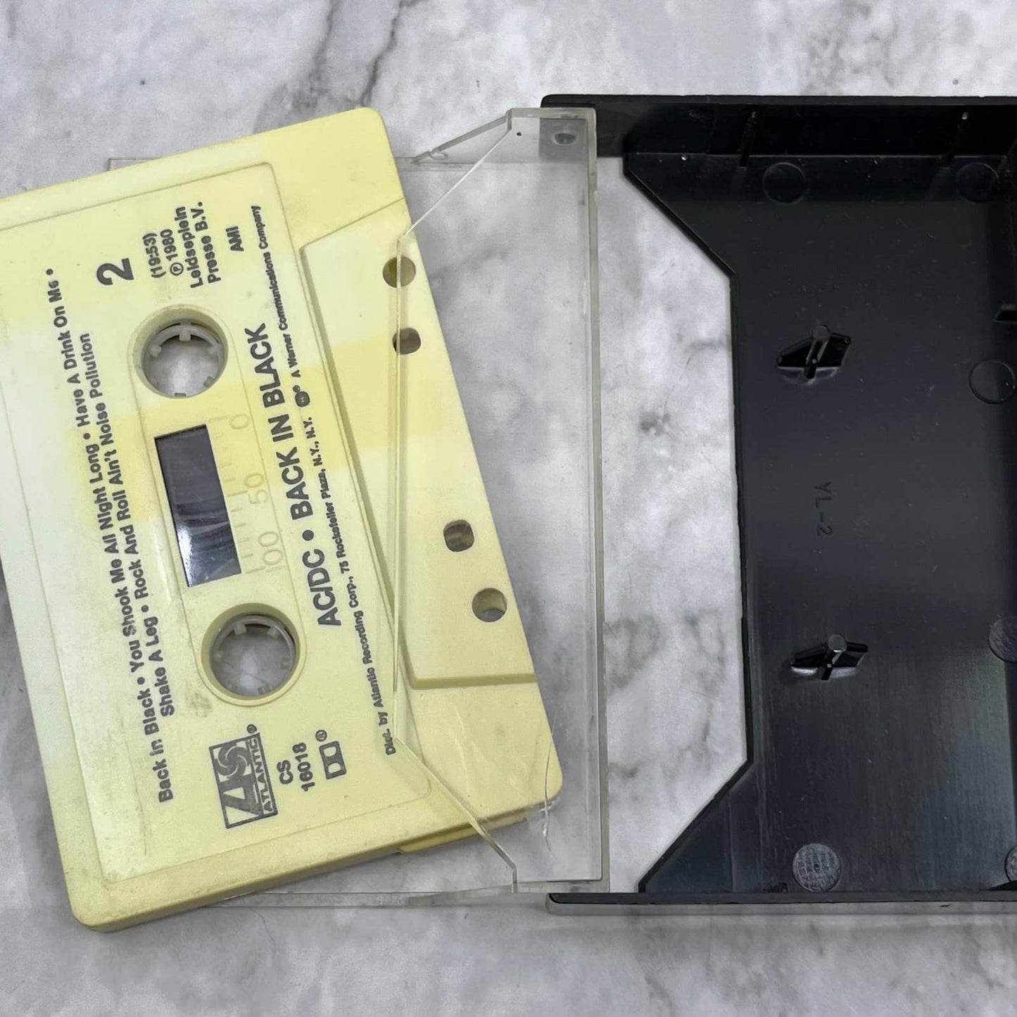 AC/DC - Back in Black - No Jacket Cassette Tape TJ6-86