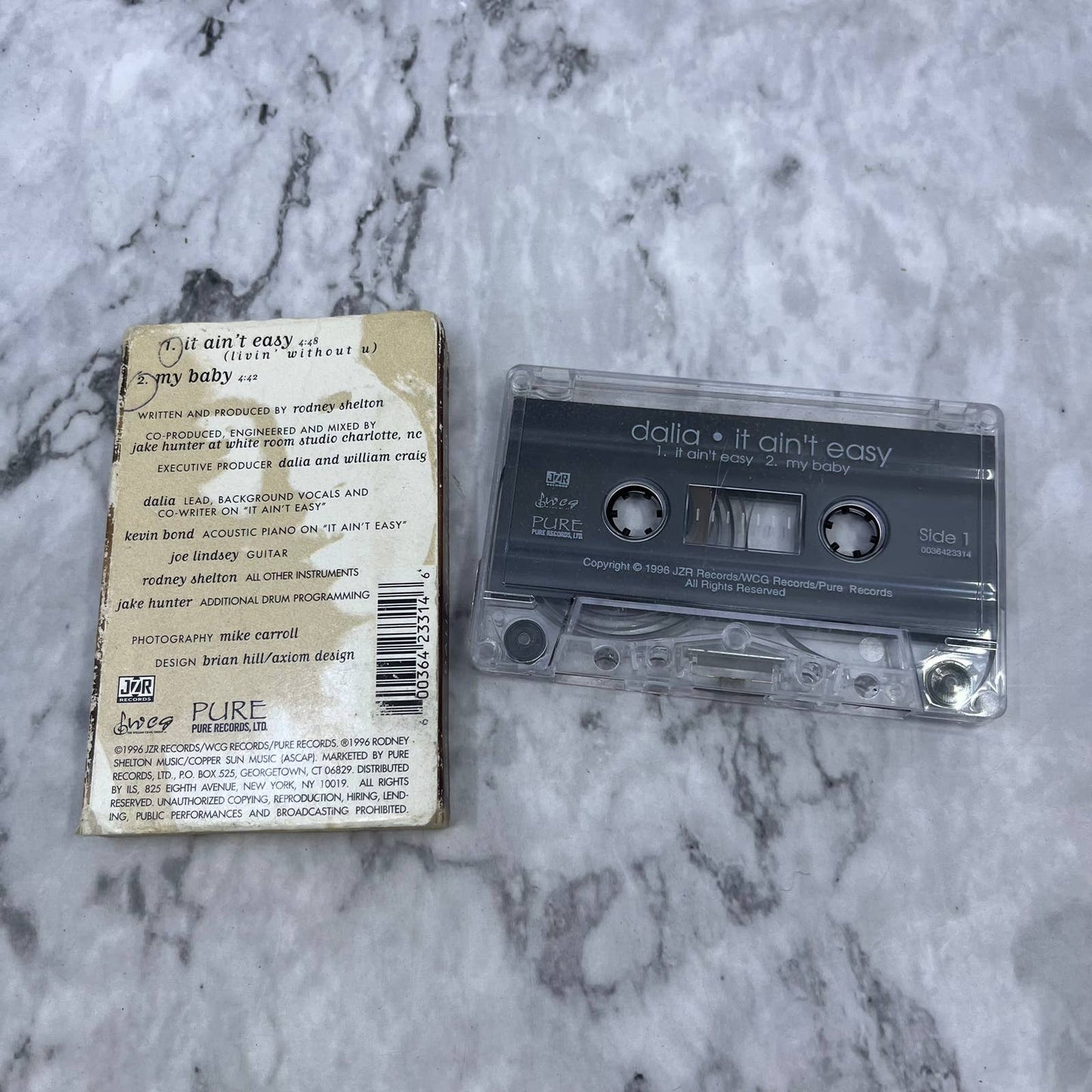 Dalia - It Ain't Easy - Cassette Tape Single TJ4