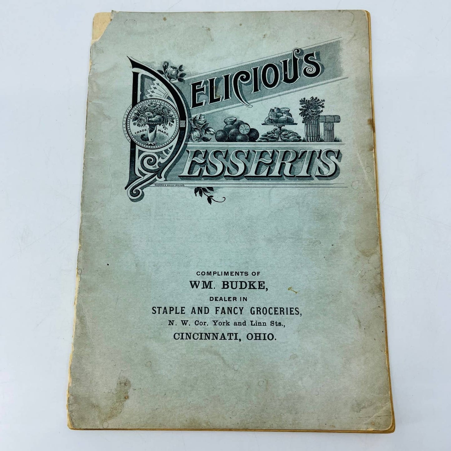 1899 Dr.Price’s Excellent Recipes Delicious Desserts Cookbook Cincinnati OH BA3
