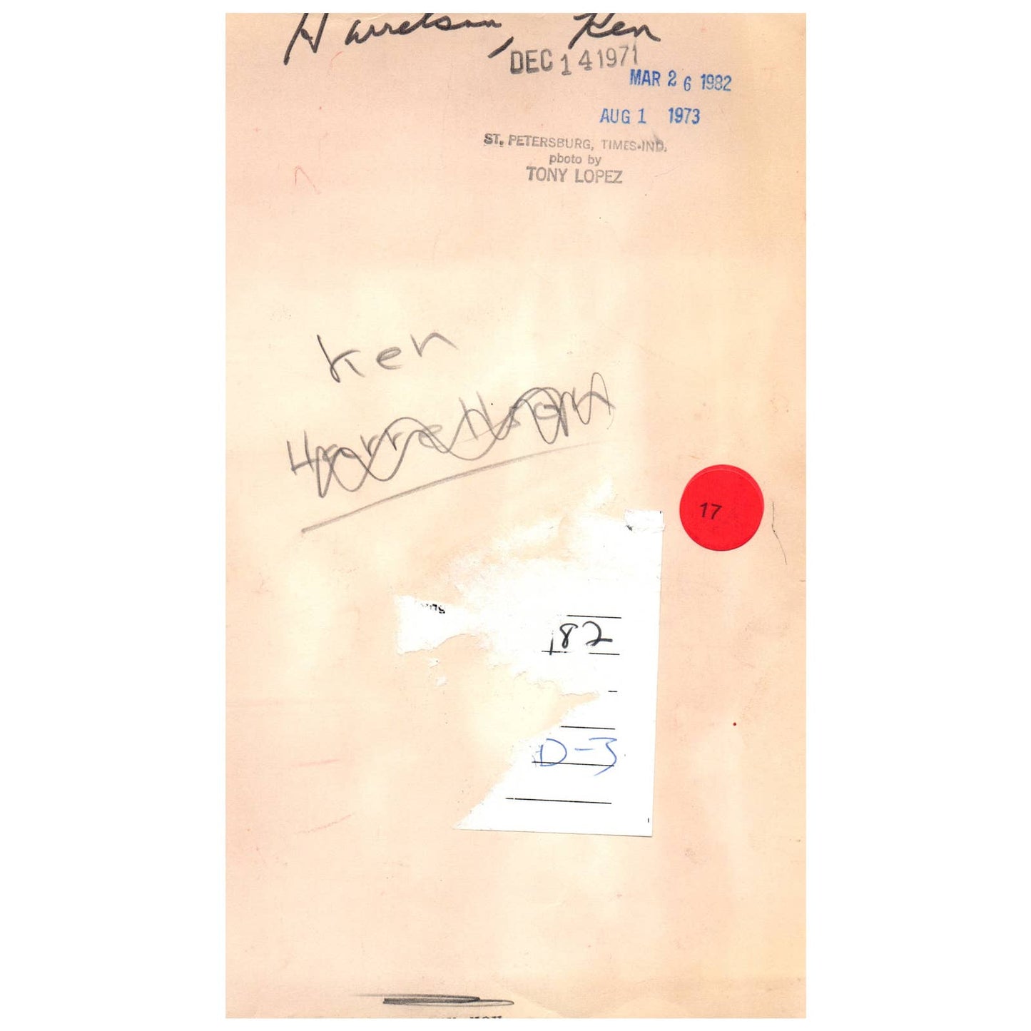 1971 Press Photo Golf Ken Harrelson Golfer 5x9" AD2