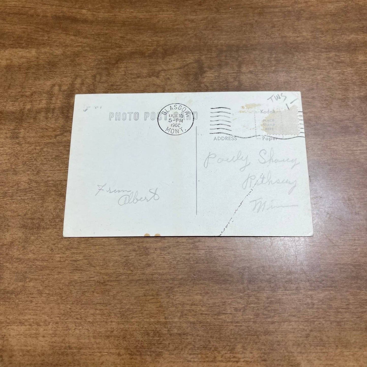 Vintage RPPC Postcard FORT PECK DAM Flood Spillway MONTANA PA1