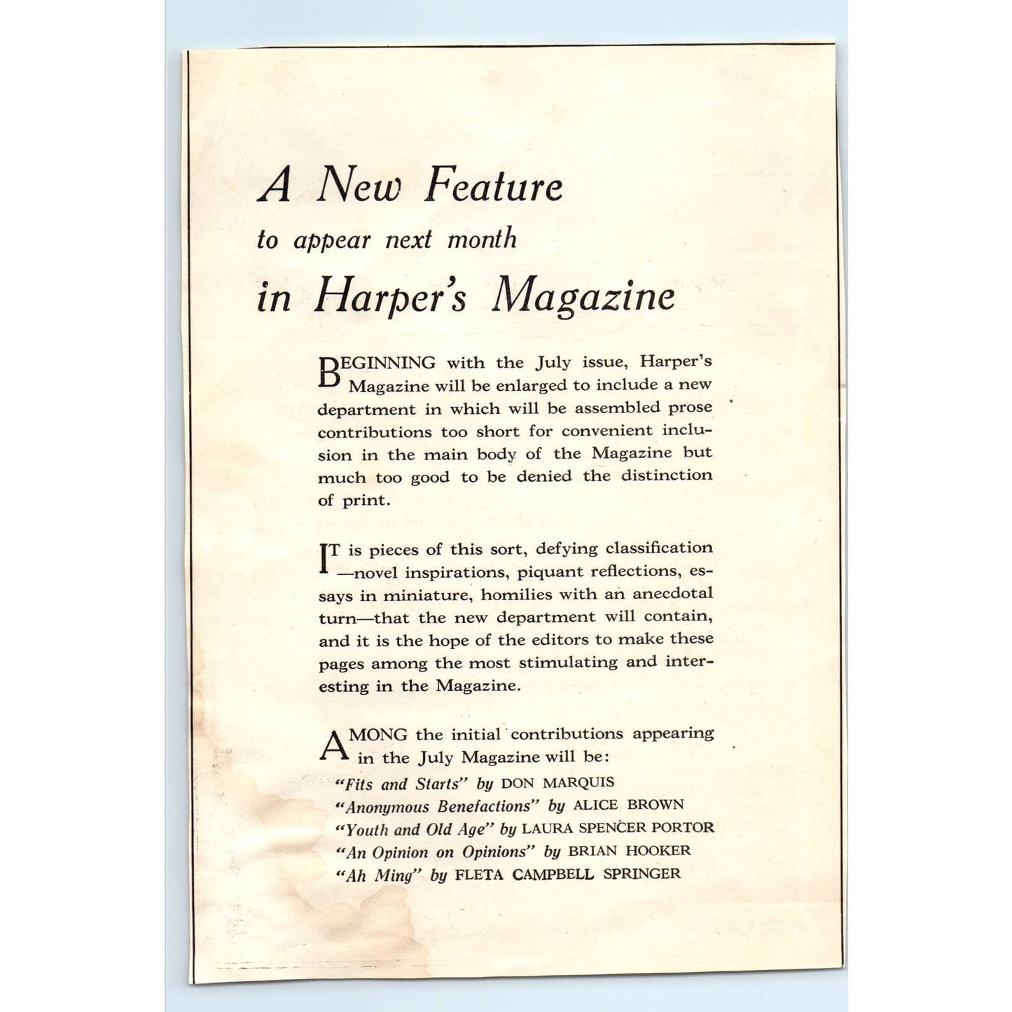 c1920 Harper's Ad - Steven F. Whitman's Sampler Chocolates Philadelphia EA3